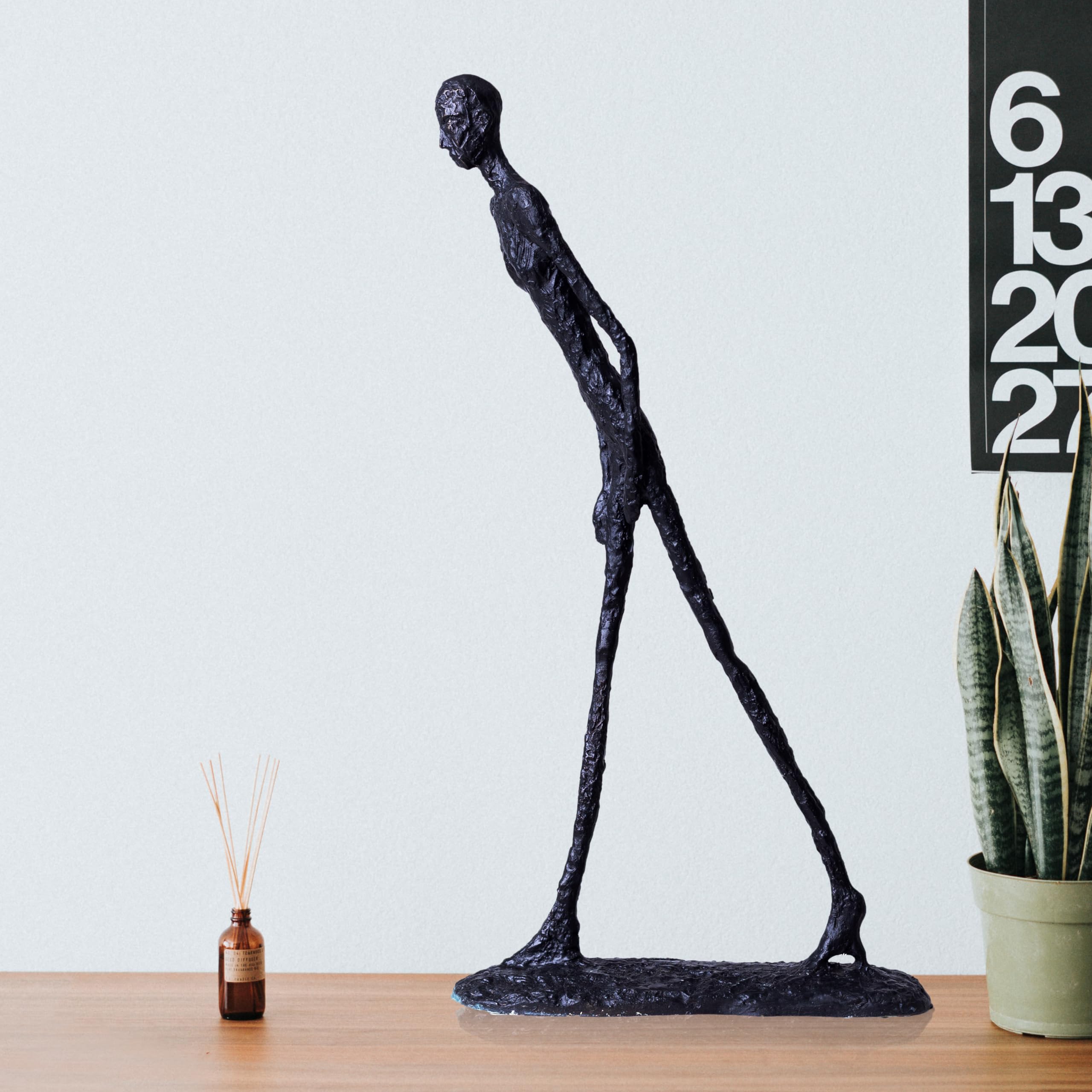 Amazon.com: Giacometti Walking Man Bronze Statue 11.8